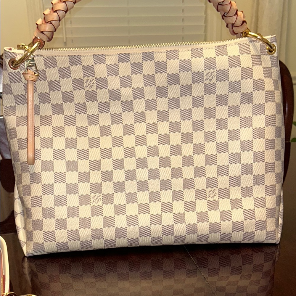 💎Elegant Louis Vuitton Damier Hobo Tote💎 - Picture 3 of 10